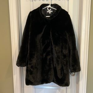 Faux fur coat